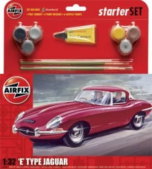 Airfix Jaguar E-Type Starter Set 1:32
