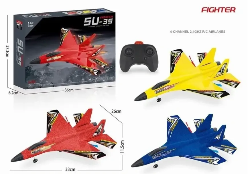 Remote Control Fighter Jet Rechargeable Foam Plane