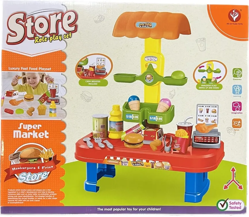 Super Market Pretend Play Role-Play Set Table