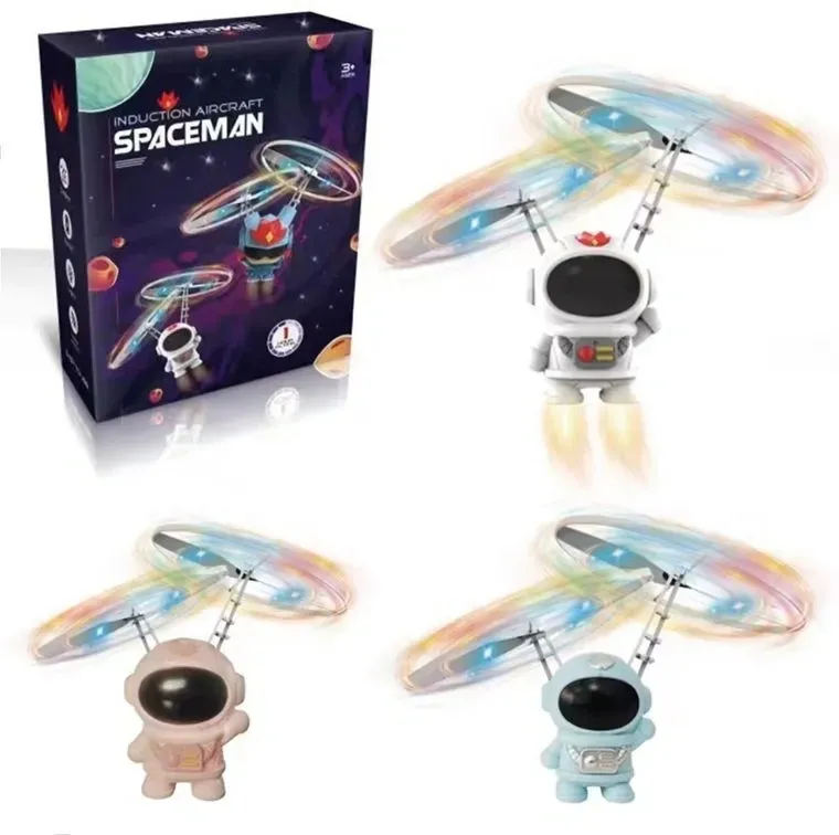 Induction Spaceman Flying Spaceship Astronaut Toy