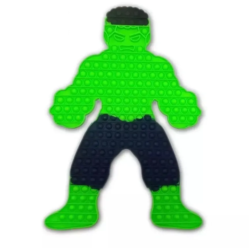 Hulk Shape 40cm Rainbow Poppit Pop Push Fidget Toy