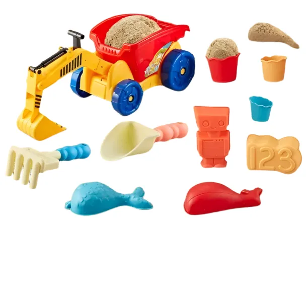 Beach Digger Toy Set - 10 Pieces