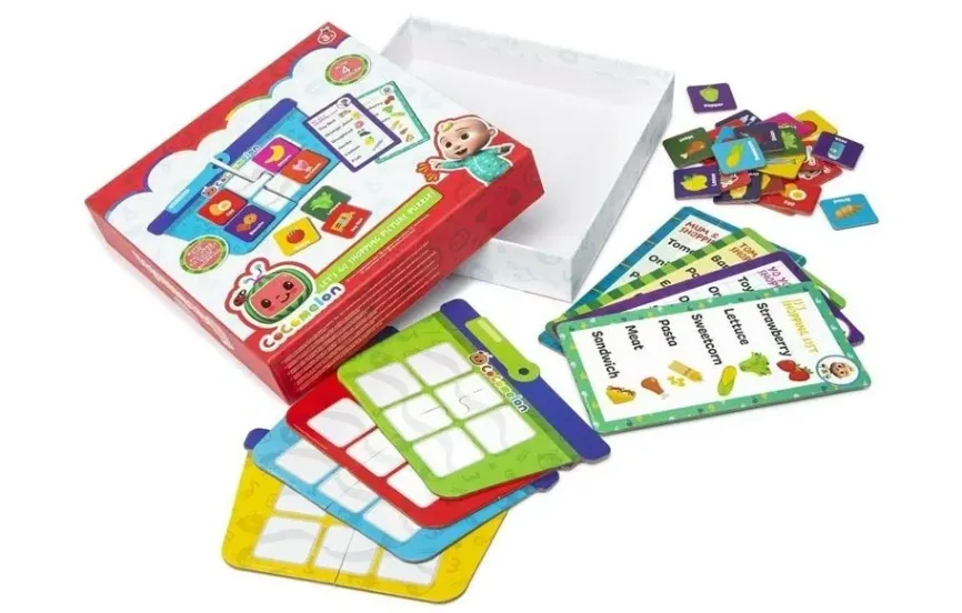Cocomelon Let's Go Shopping Picture Puzzles Game