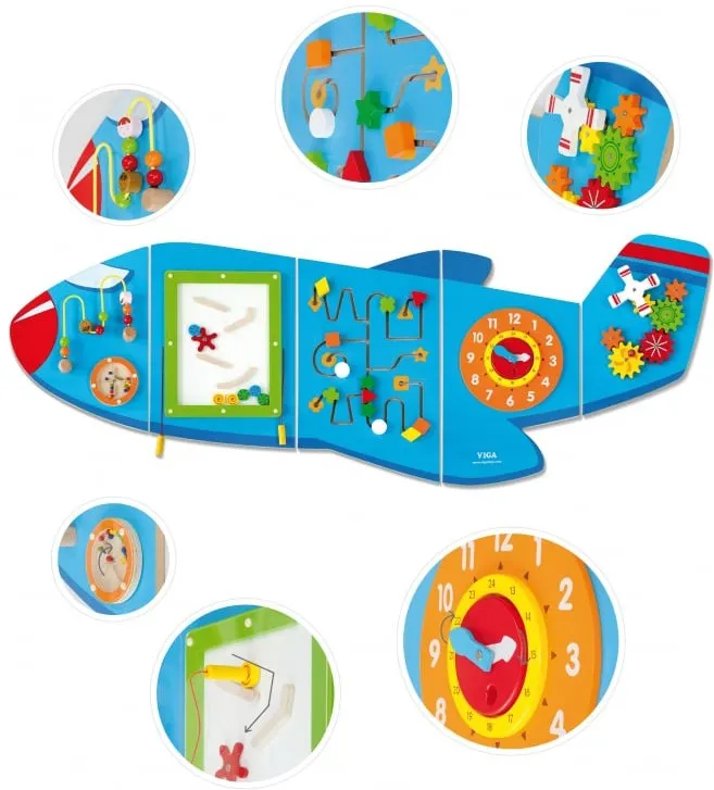 Aeroplane Activity Wall Panel Toy