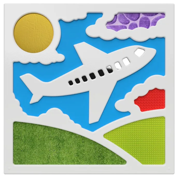 Airplane Tactile Board - Sensory Rooms