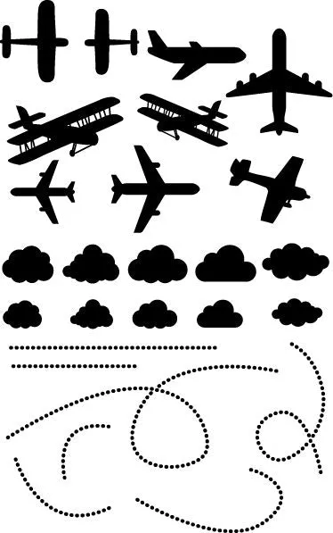 Airplane Wall/Ceiling Stickers