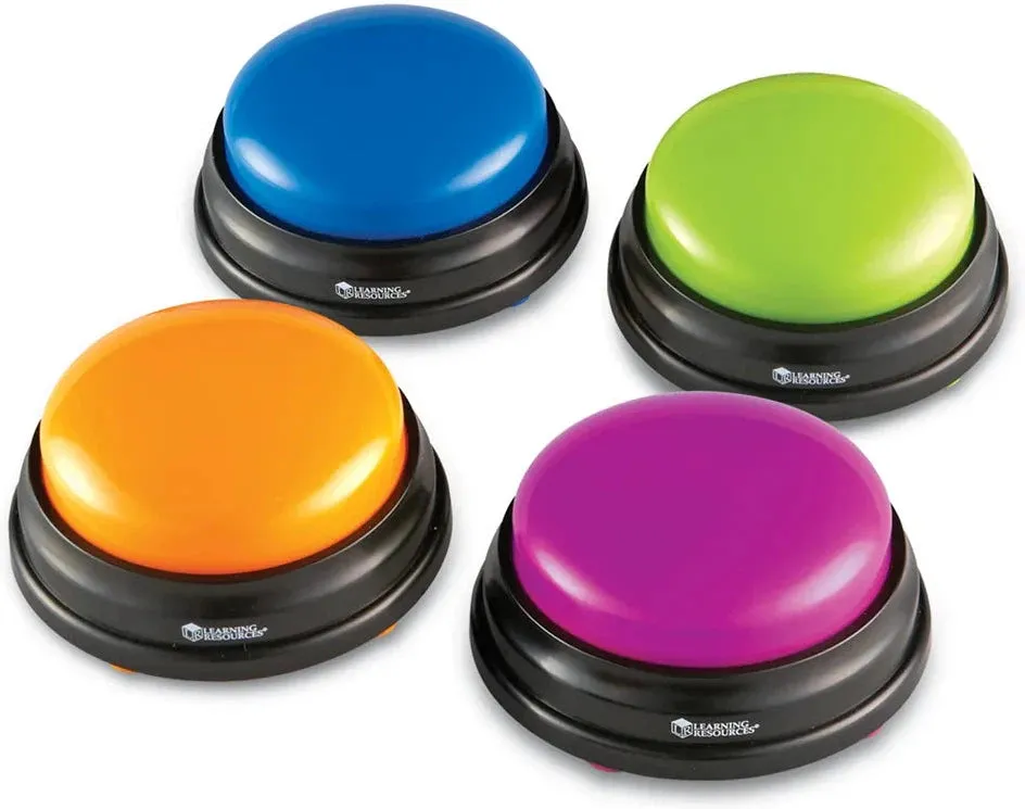 Game Show Answer Buzzer - Set of 4