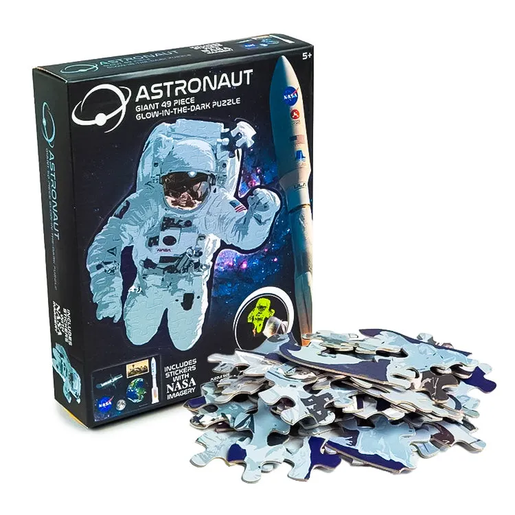 NASA Astronaut Giant 50-Piece Glow-in-the-Dark Puzzle