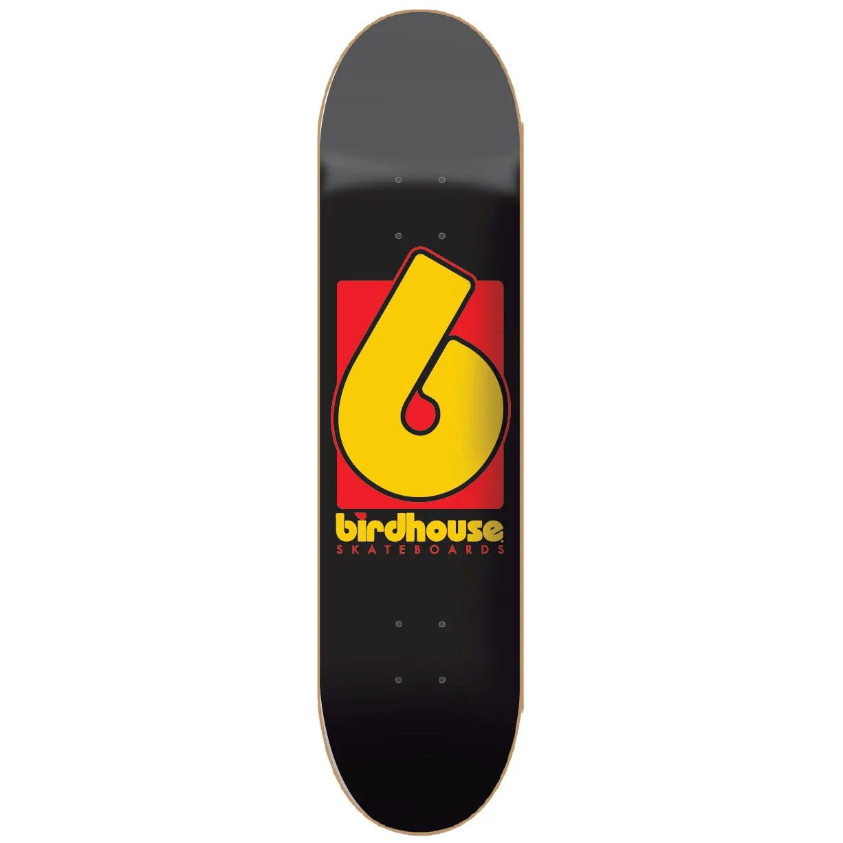 Birdhouse B Logo Skateboard Deck - Black 8.25''