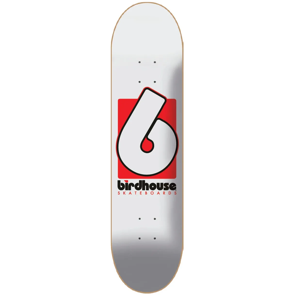 Birdhouse B Logo Skateboard Deck - White 8.5''
