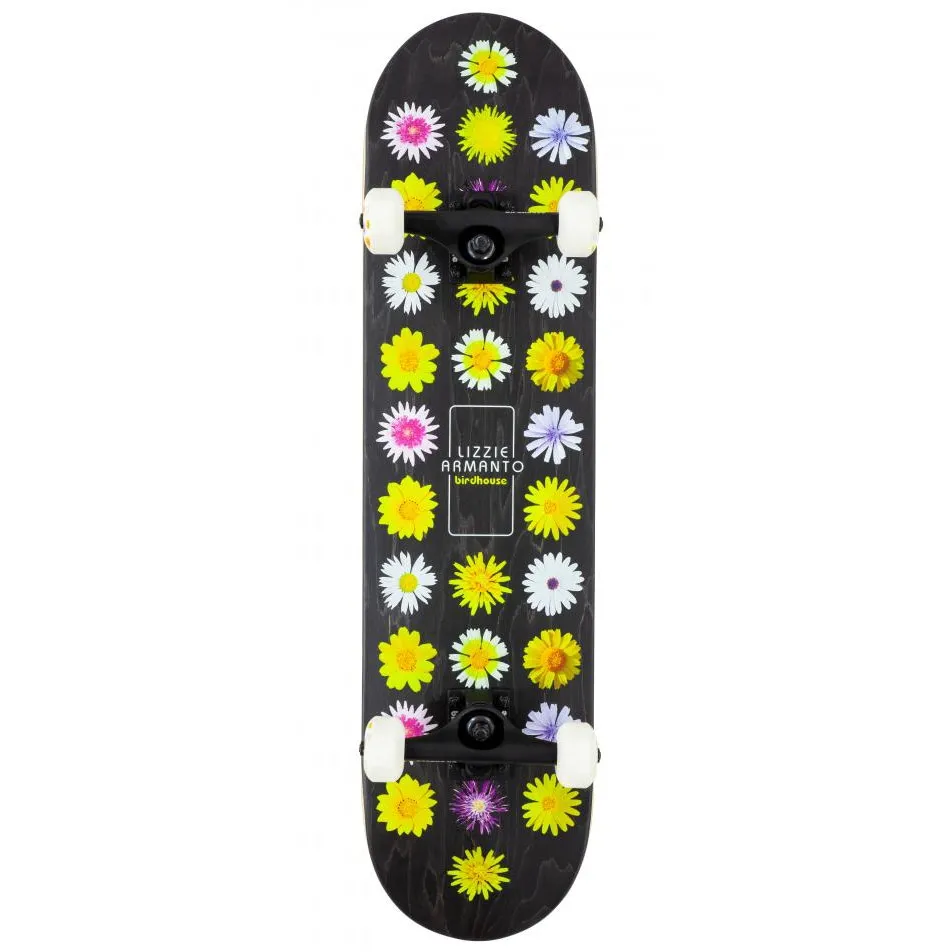 Birdhouse Stage 3 Armanto Floral Complete Skateboard - Black 7.75''