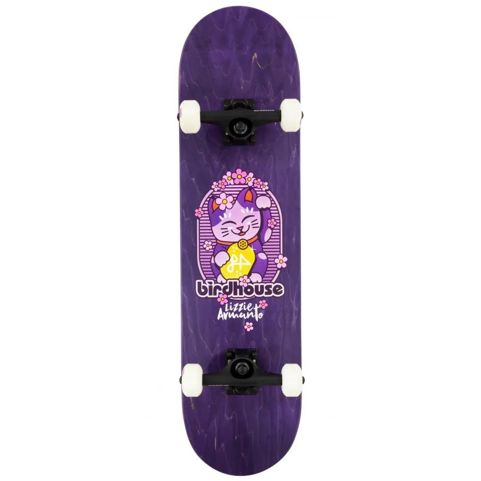 Birdhouse Stage 3 Armanto Maneki Neko Complete Skateboard - Purple 8''