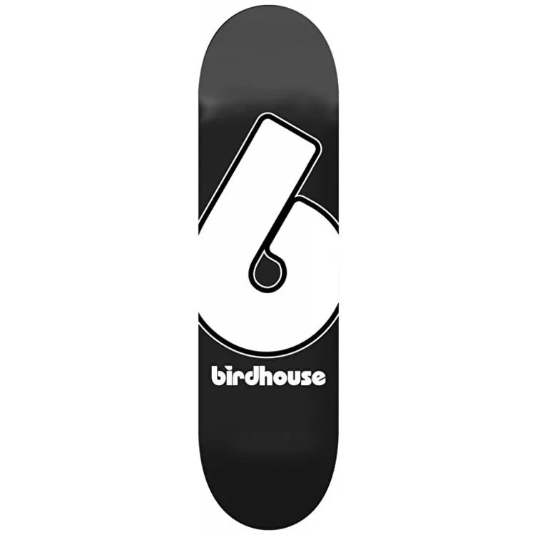Birdhouse Giant B Logo Skateboard Deck - Black 8.25''