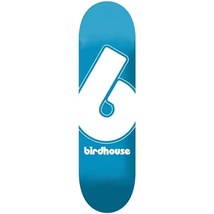 Birdhouse Giant B Logo Skateboard Deck - Blue 7.75''