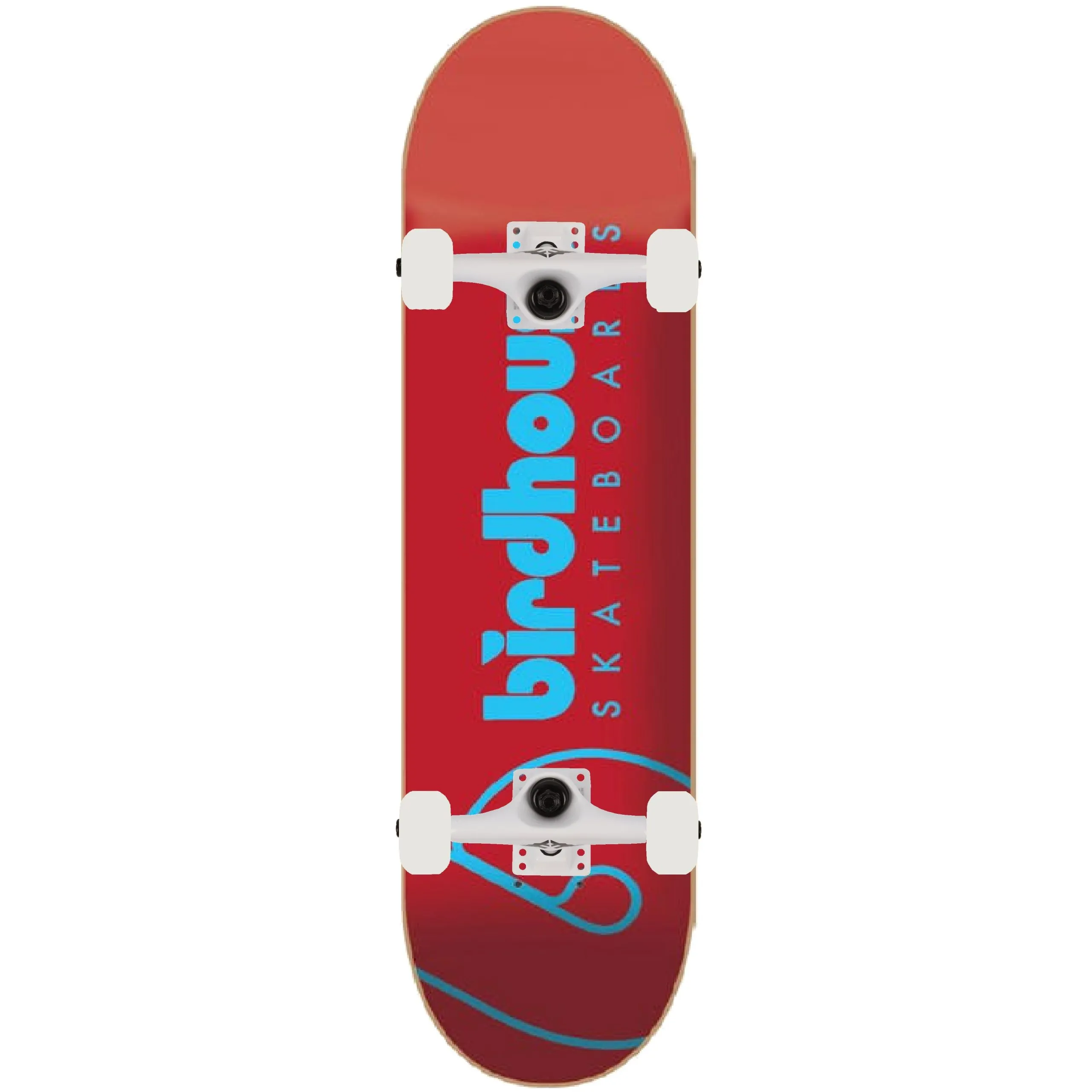 Birdhouse Team Logo Custom Skateboard - Red/White 7.75''