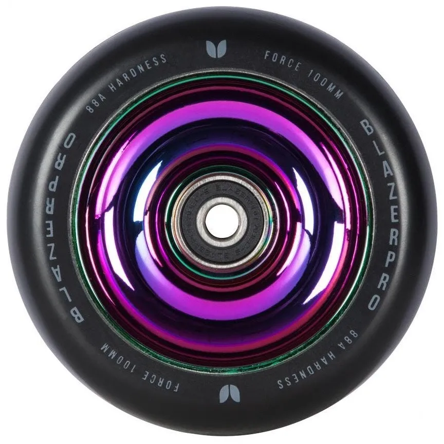 Blazer Pro Force 100mm Scooter Wheels - Neochrome