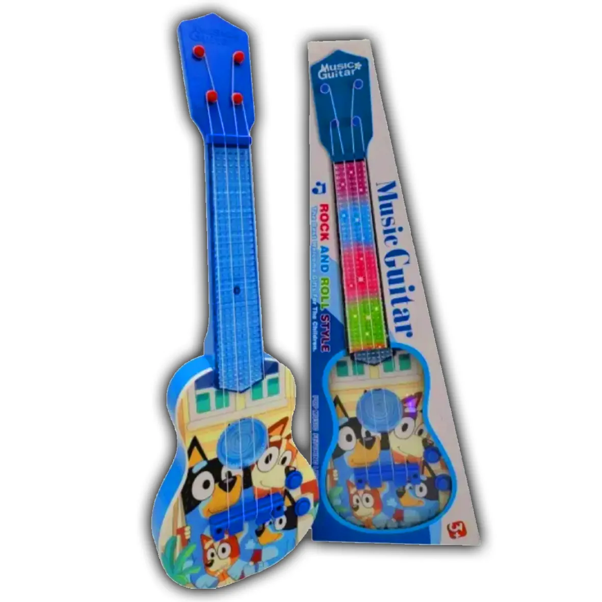 Bluey Electric Light Up & Sounds Toy Guitar