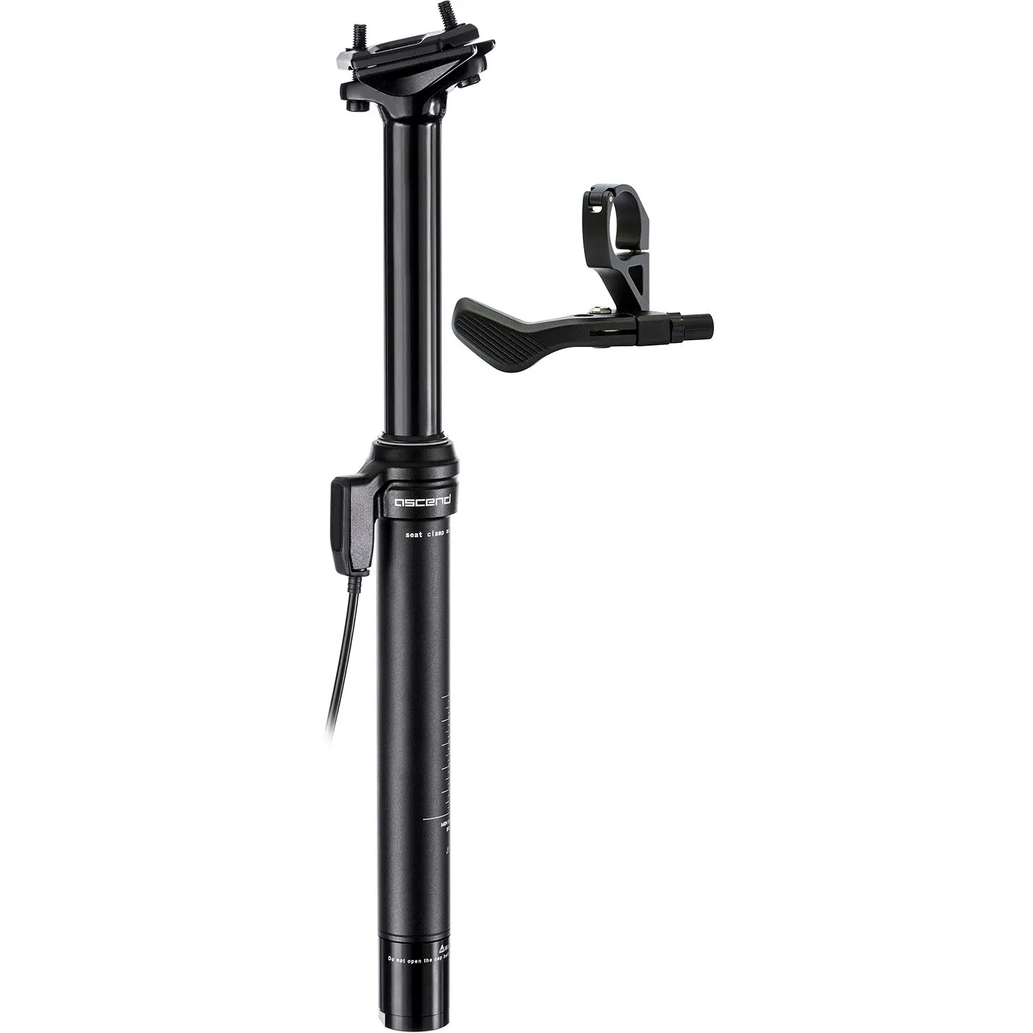 Brand-X Ascend II Dropper Seatpost 105mm Black - 27.2mm x 390mm