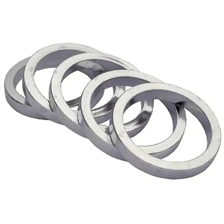 Brand-X Mountain Bike Headset Spacer Pack - Alloy 5 x 5mm - Silver