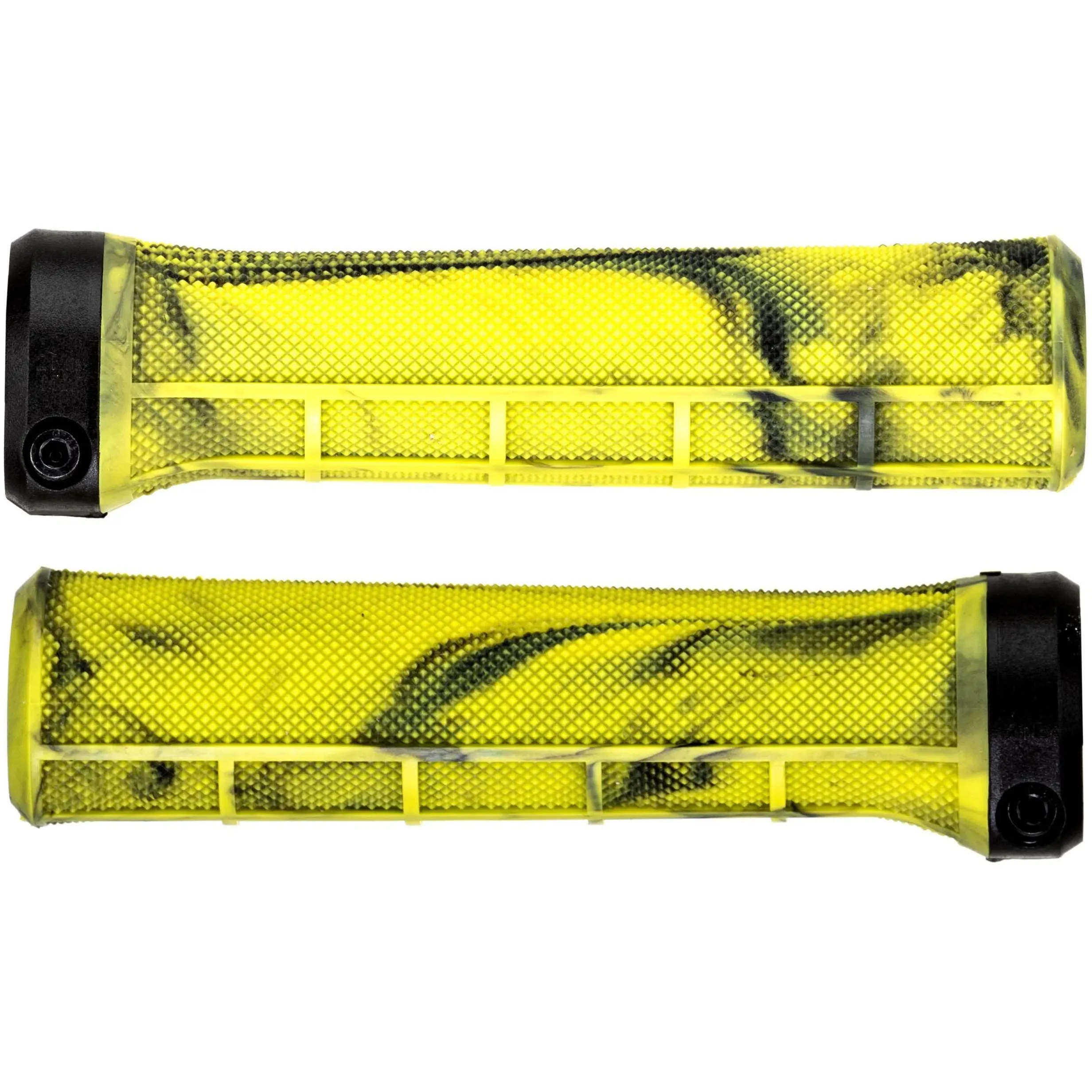 Brand-X Half Waffle Lock On Mountain Bike Grips - Camo