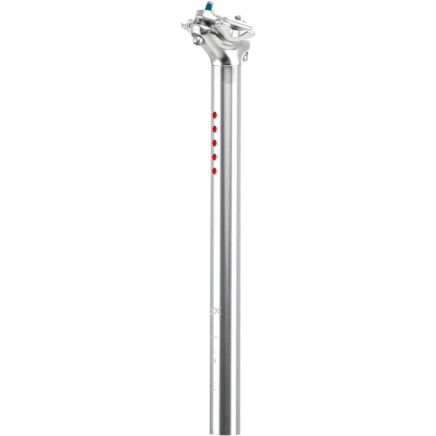 Brand-X LightSKIN Light Seatpost - Silver 27.2mm x 350mm