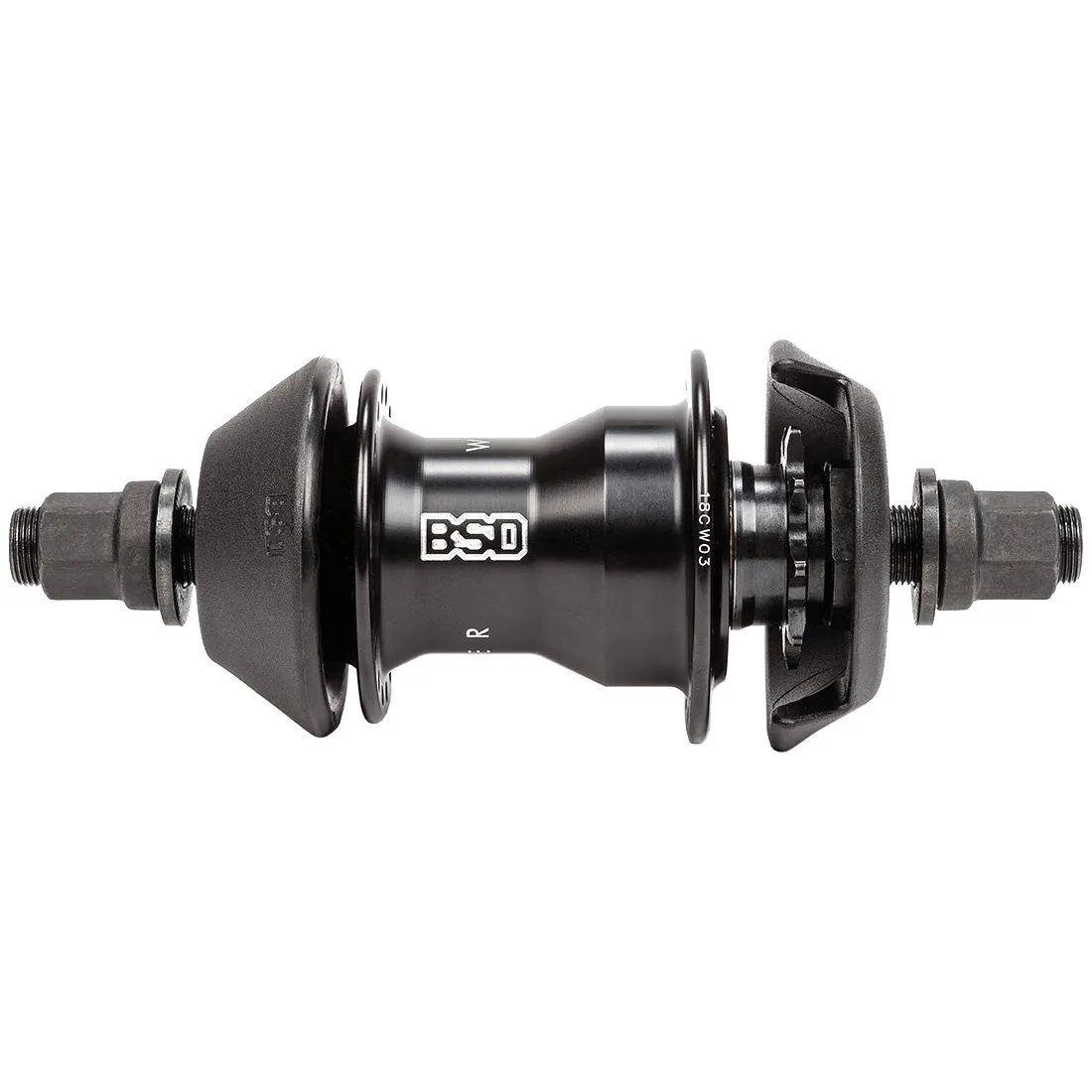 BSD West Coaster V2 LHD BMX Hub - Black