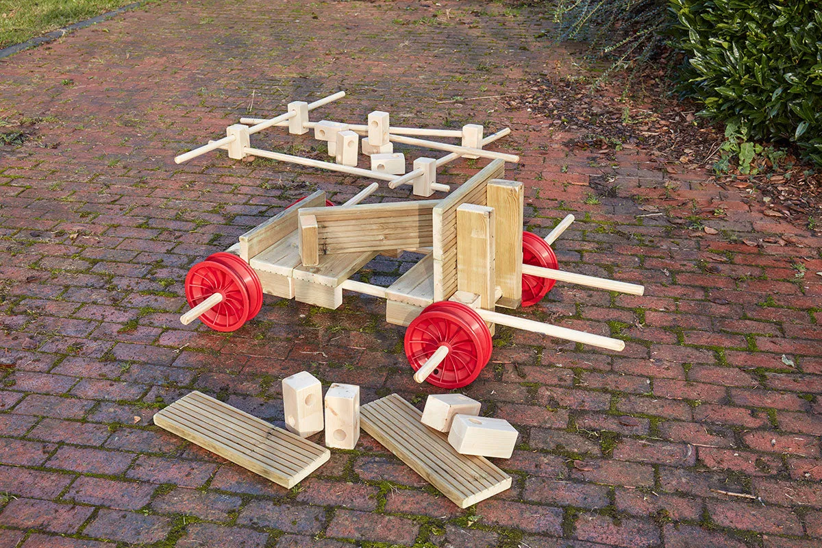 Beefy Broom Frames And Building Blocks Car Kit