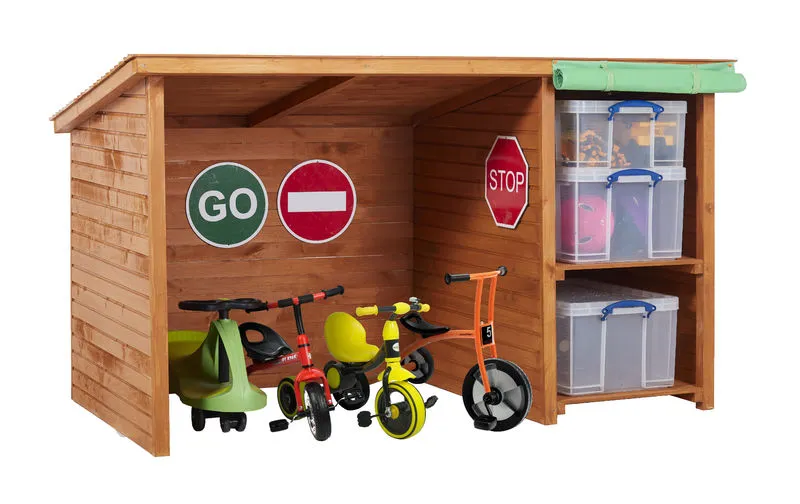 Bike Shed With Storage