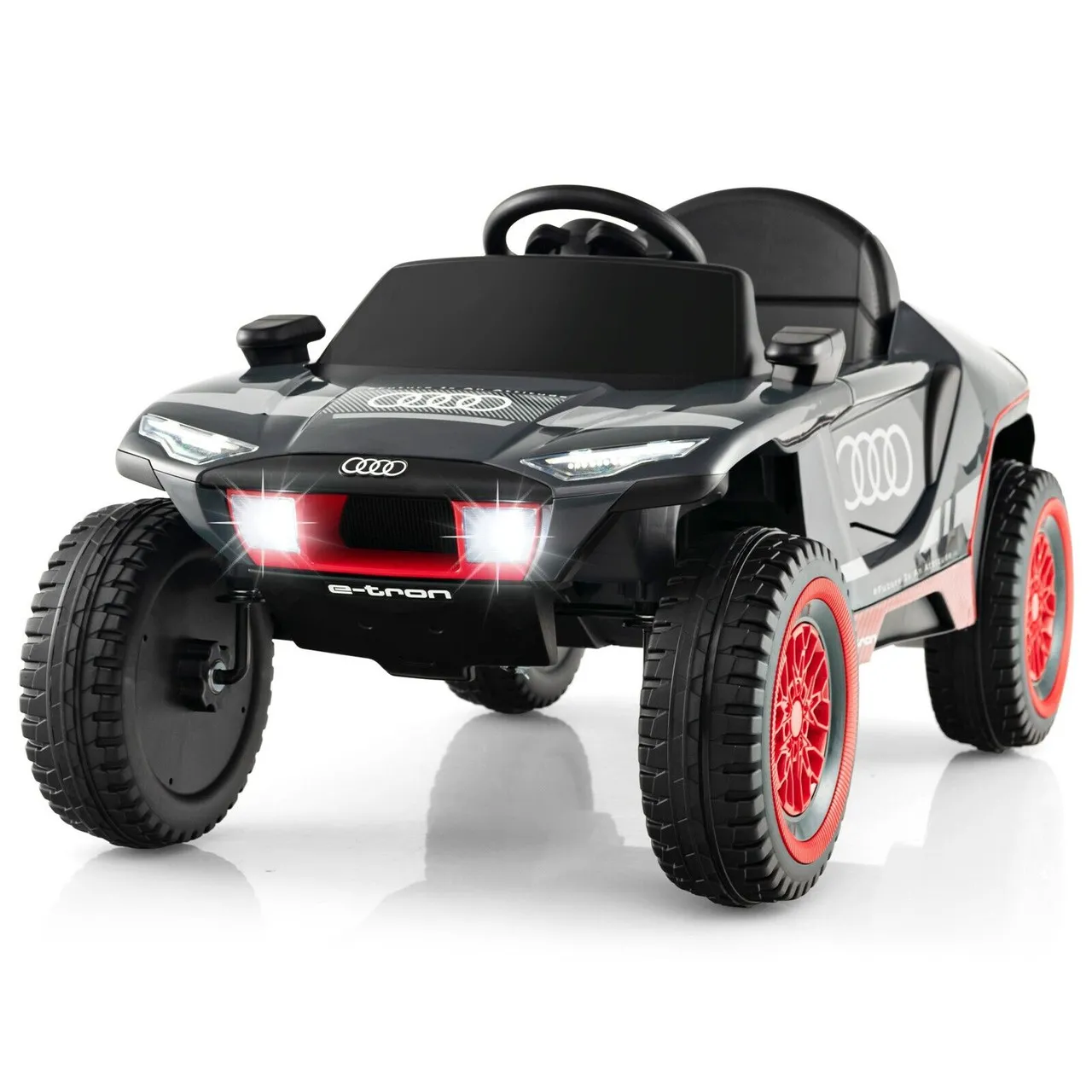 Black Licensed 12V Audi E-Tron Electric Powered Dhaka Buggy