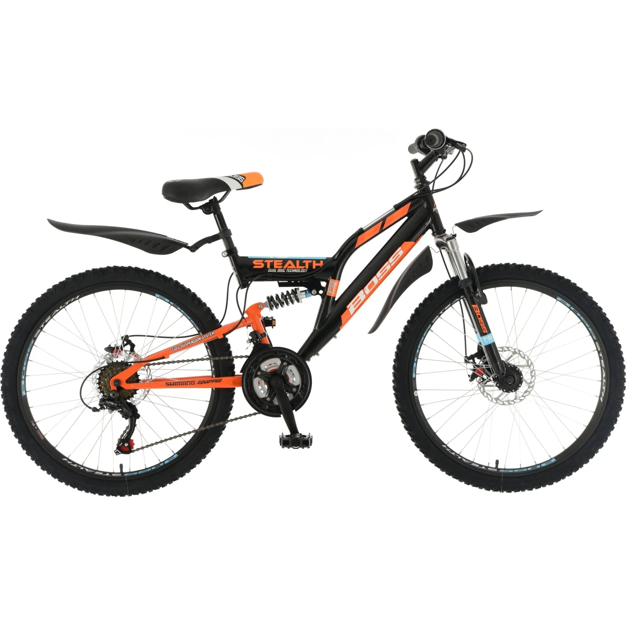 Boss Stealth 24 Inch Bike Black