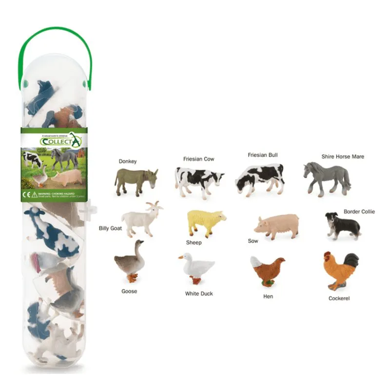 Box of Mini Farm Animals