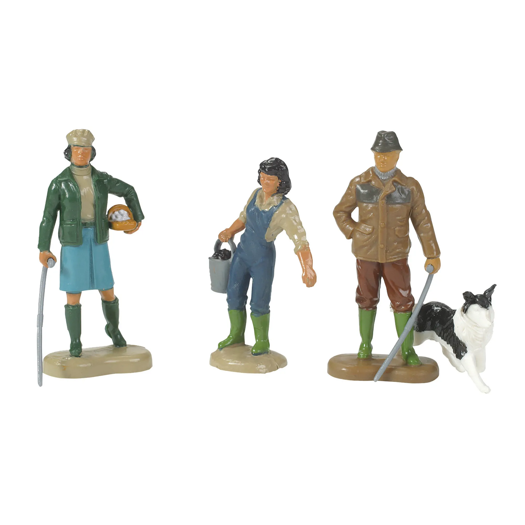 Britains Toy Farm People & Sheepdog Playset