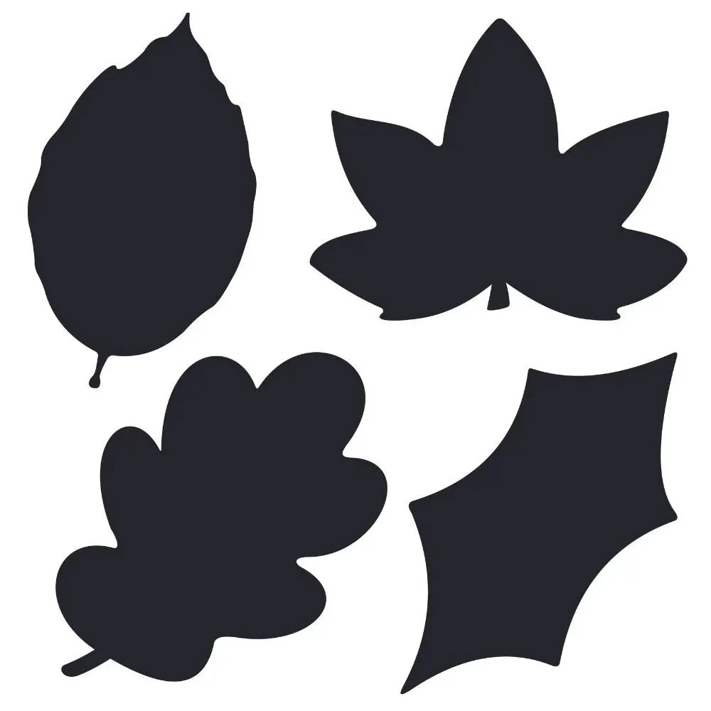 Handheld Chalkboards - Leaves Set of 4