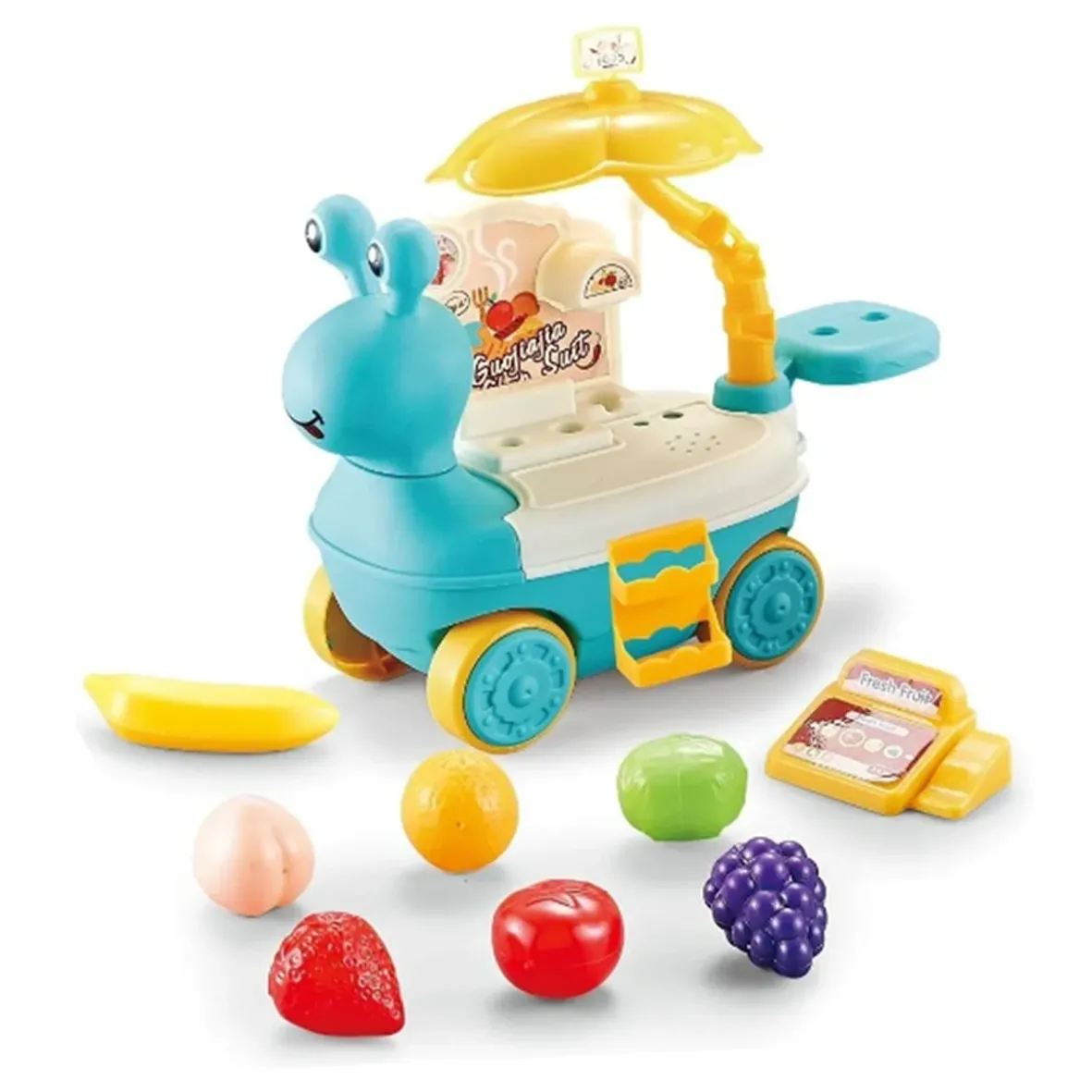 Cook-Kitchen Push Along Toy Set - Fruit Stall