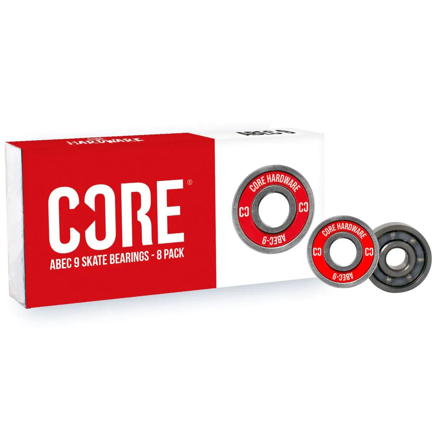 CORE ABEC 9 Skate Bearings (8 pack)