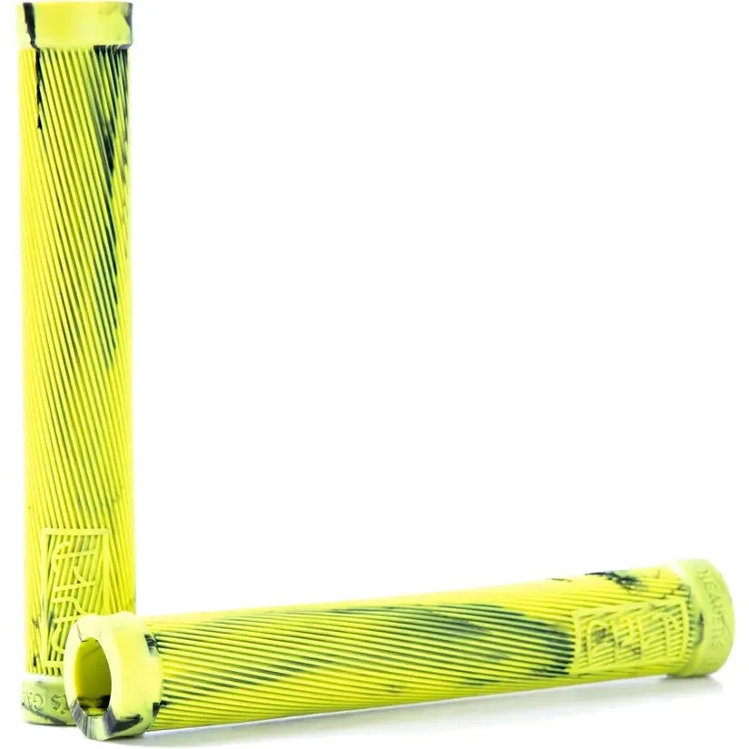 Cult Begin BMX Grips - Green Swirl