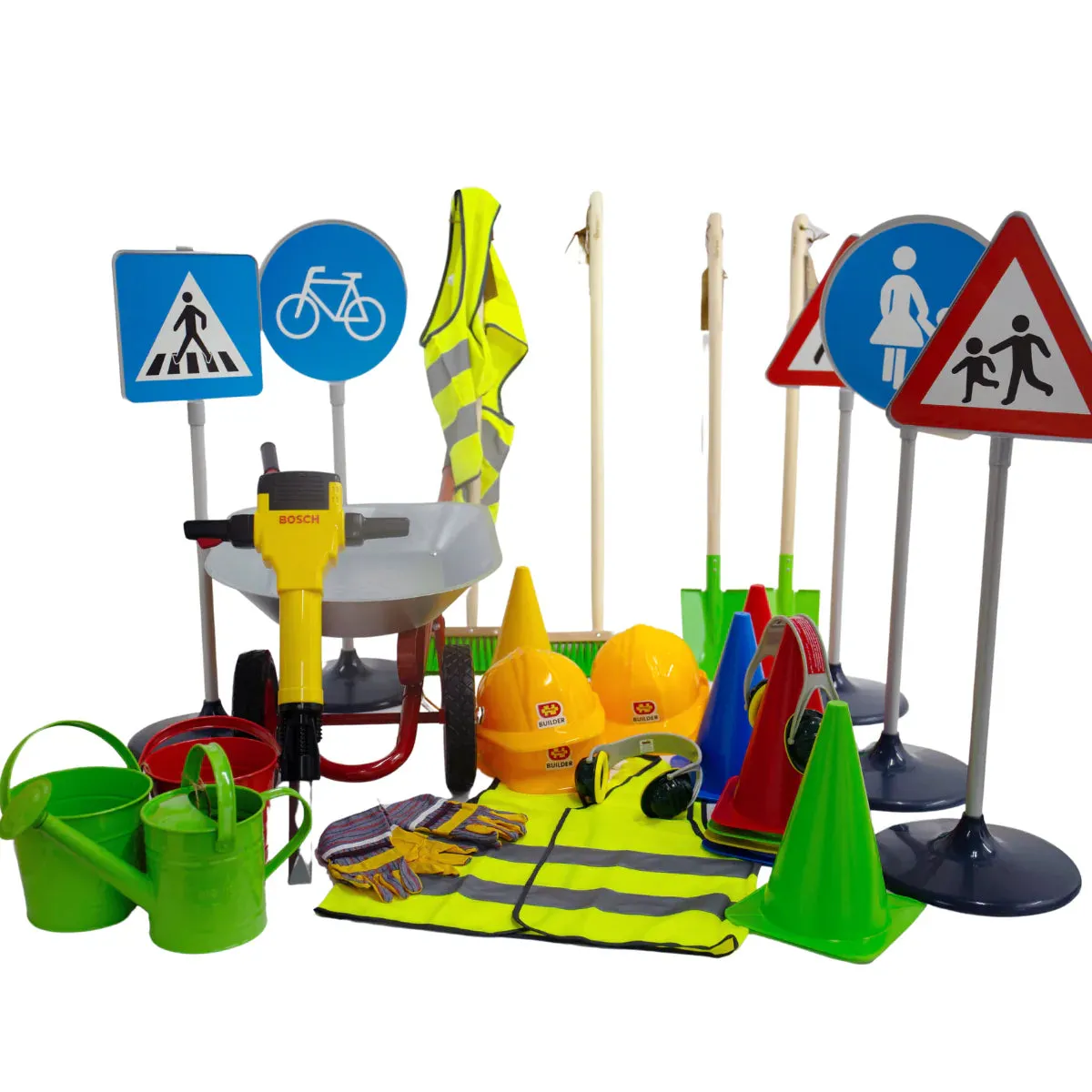 Children's Road Construction Play Kit