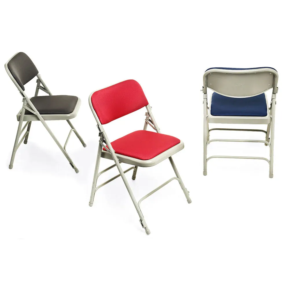 Comfort Metal Folding Chair With Padded Seat & Back
