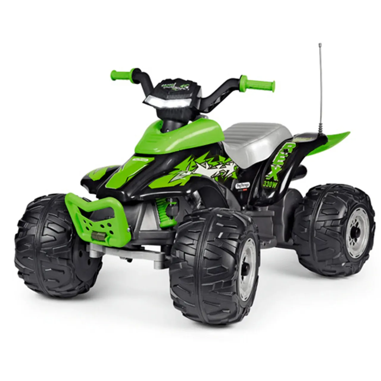 12V Premium Peg Perego Corral T-Rex Kids Green Quad Bike
