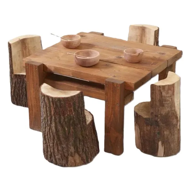 Cosy Country Cafe Set - Outdoor Mud Kitchen Seating for Four
