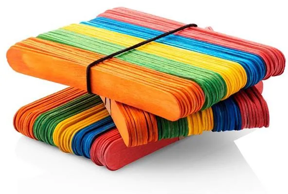 Crafty Bitz Coloured Jumbo Lollipop Sticks - 200