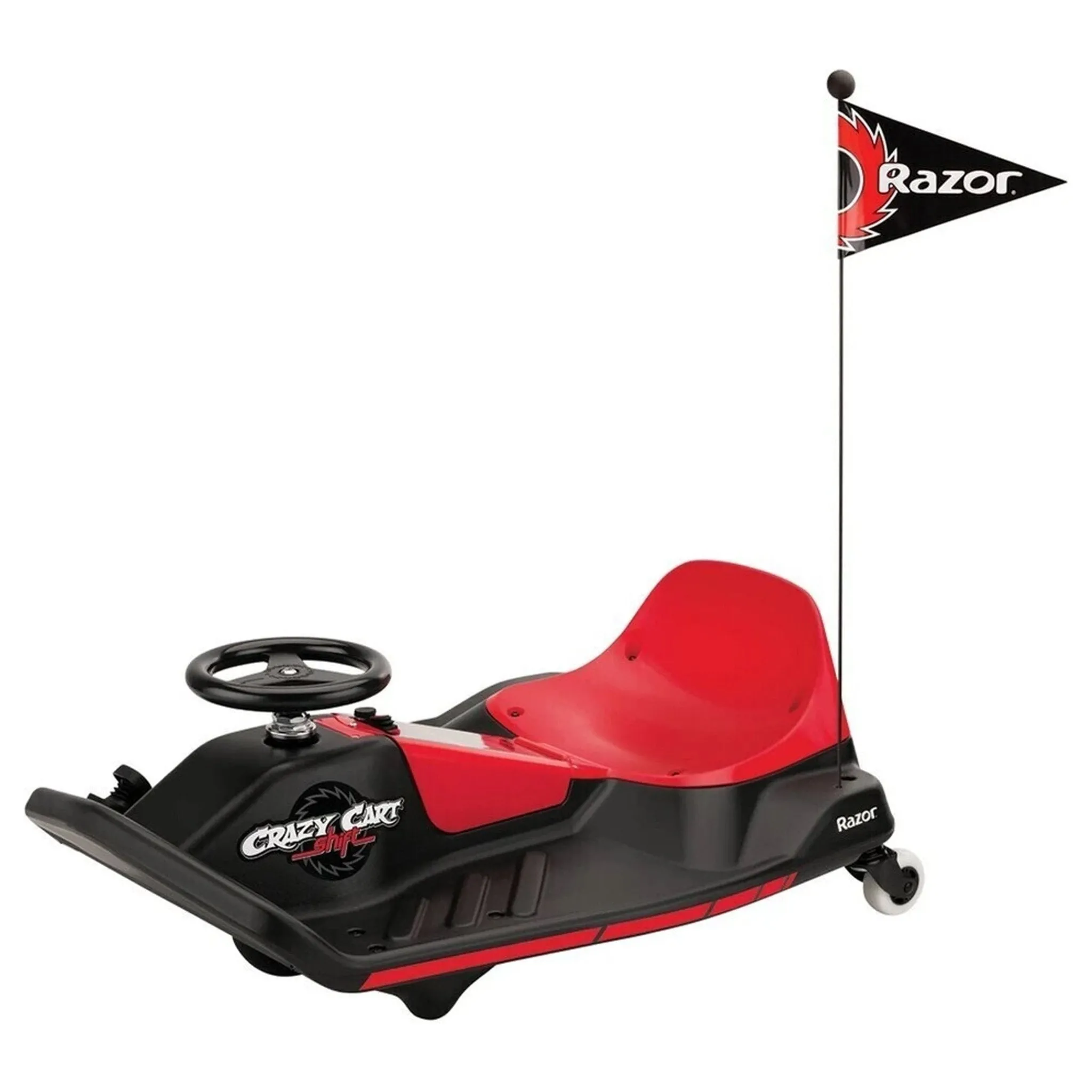 Razor Crazy Cart Shift 12v - Red/Black