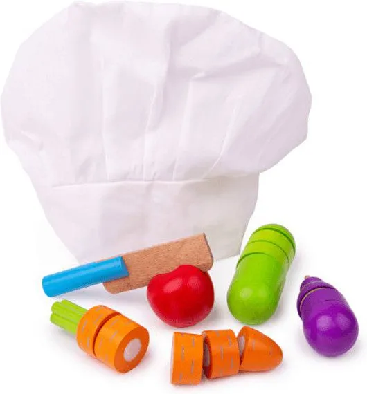 Cutting Vegetables Chef Set - PlayFood