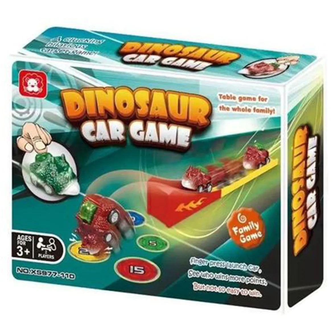 Dinosaur Launch Car Game Play Set Finger Press Launch Cars