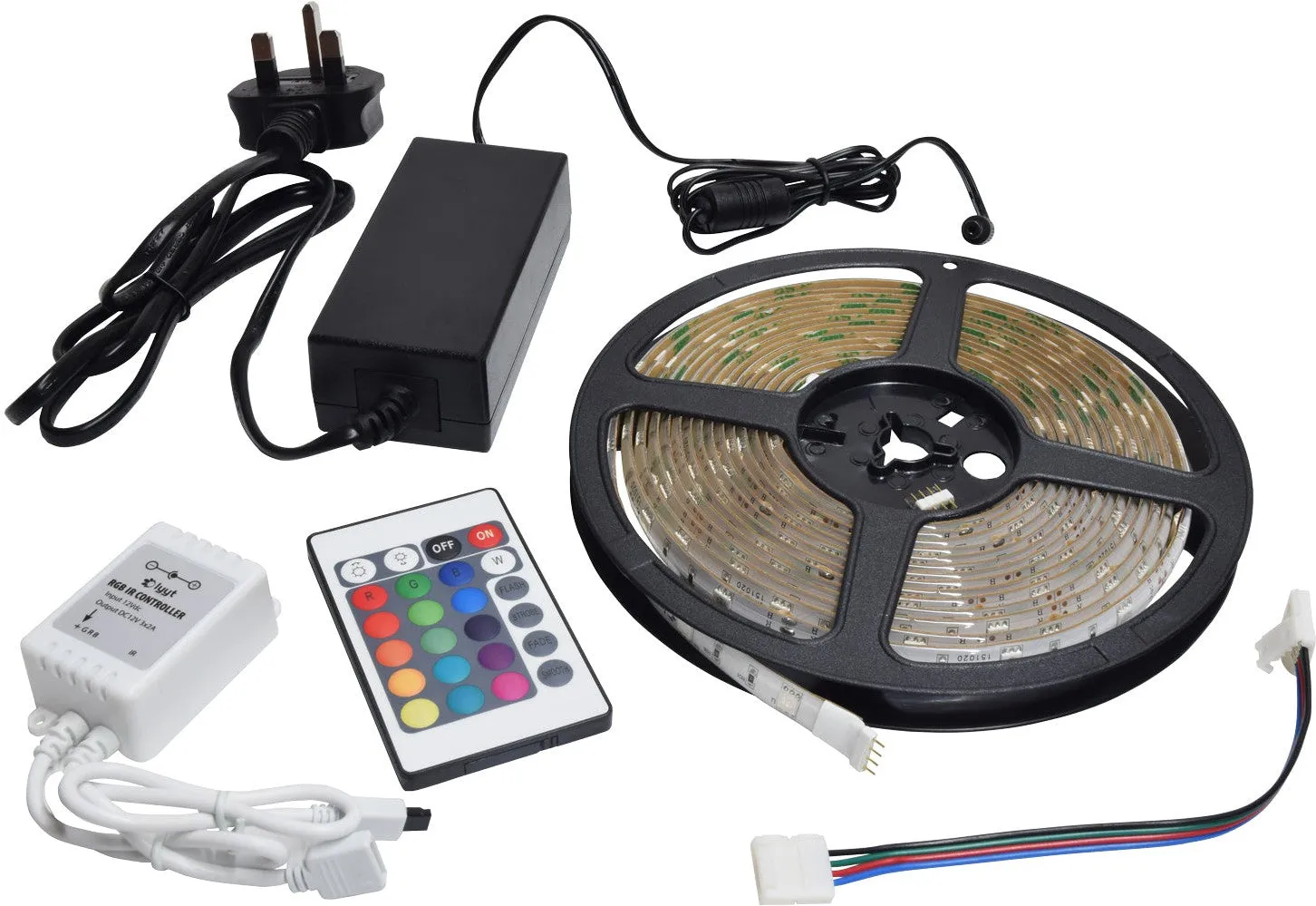 DIY LED Tape - 5m Multi Coloured Lighting