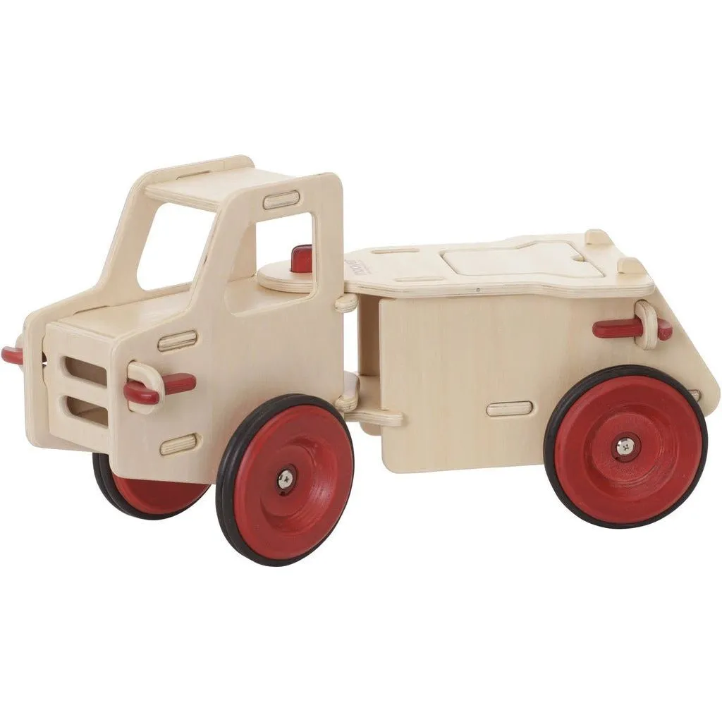 Moover Wooden Ride-On Dump Truck Natural