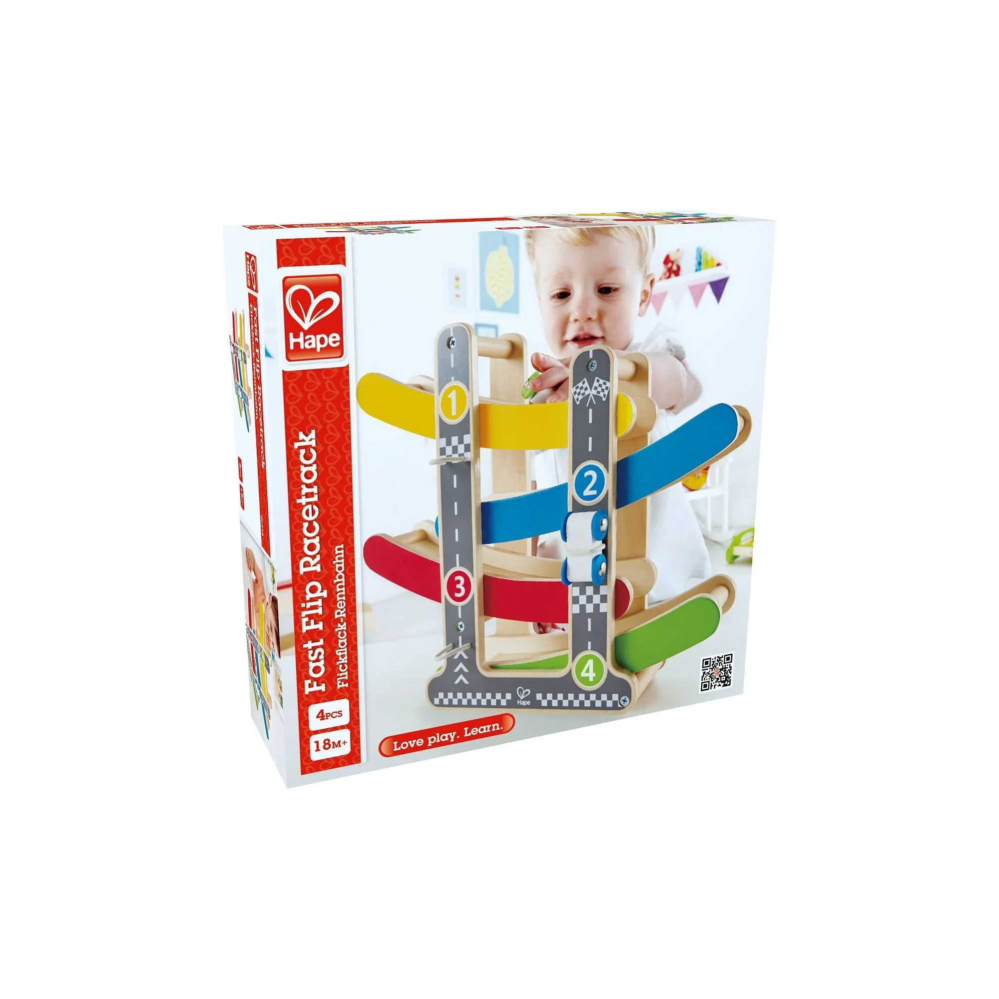 Hape Wooden Car Racetrack