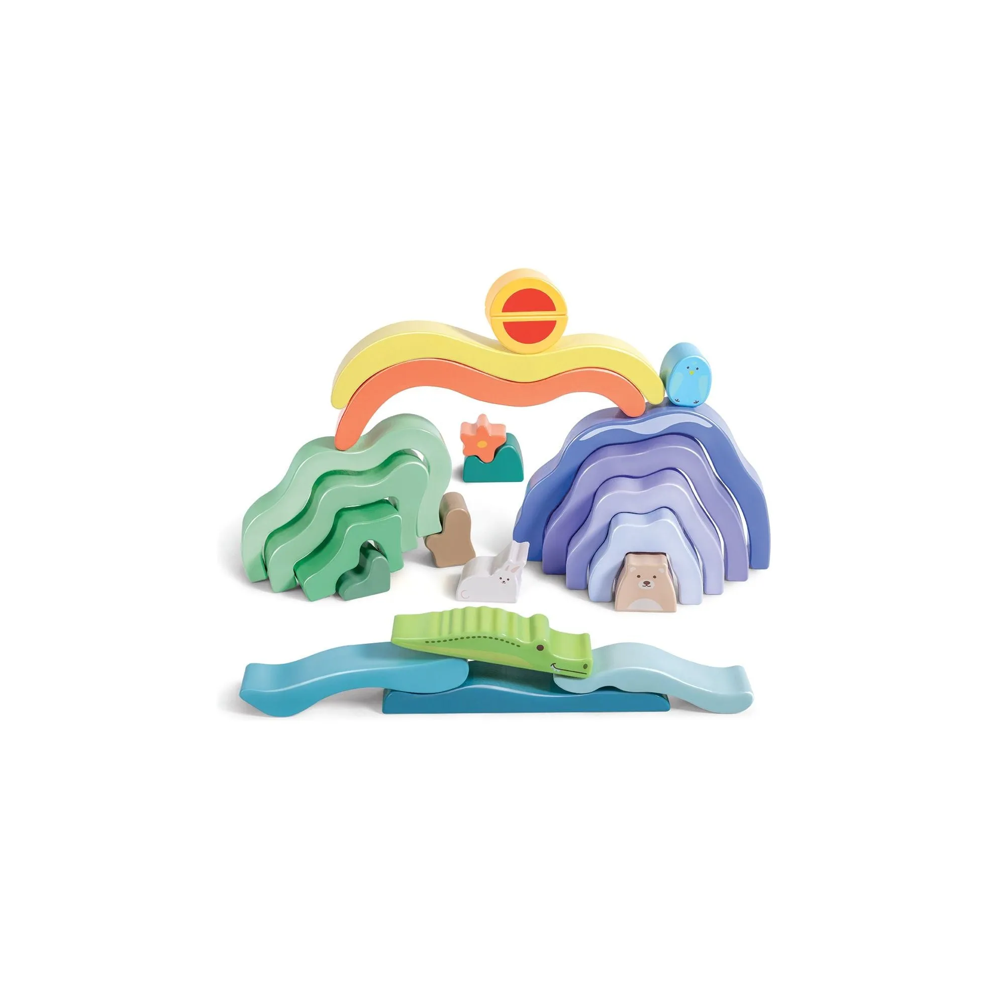 Hape Nature Scene Stacking Blocks