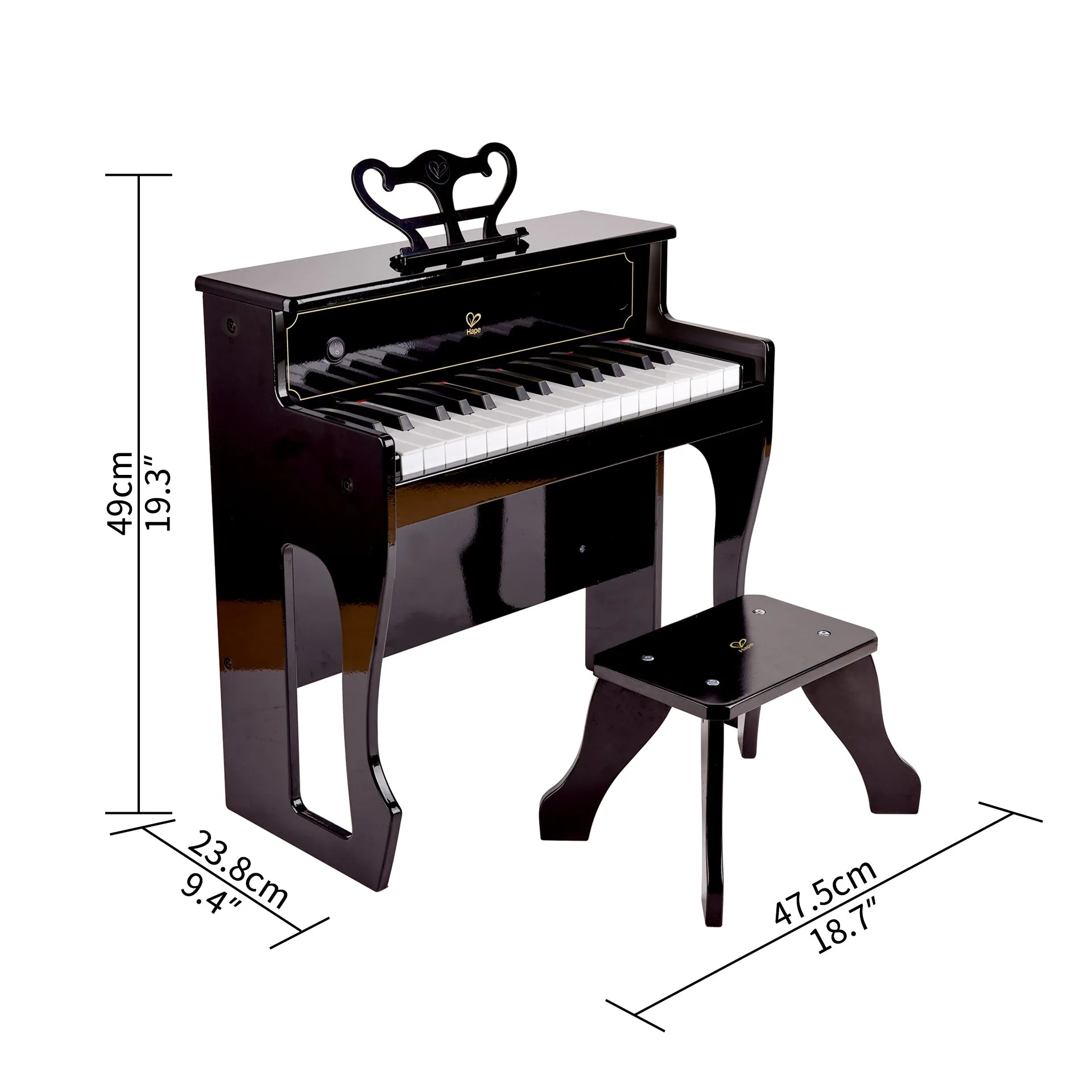 Hape Dynamic Sound Upright Piano