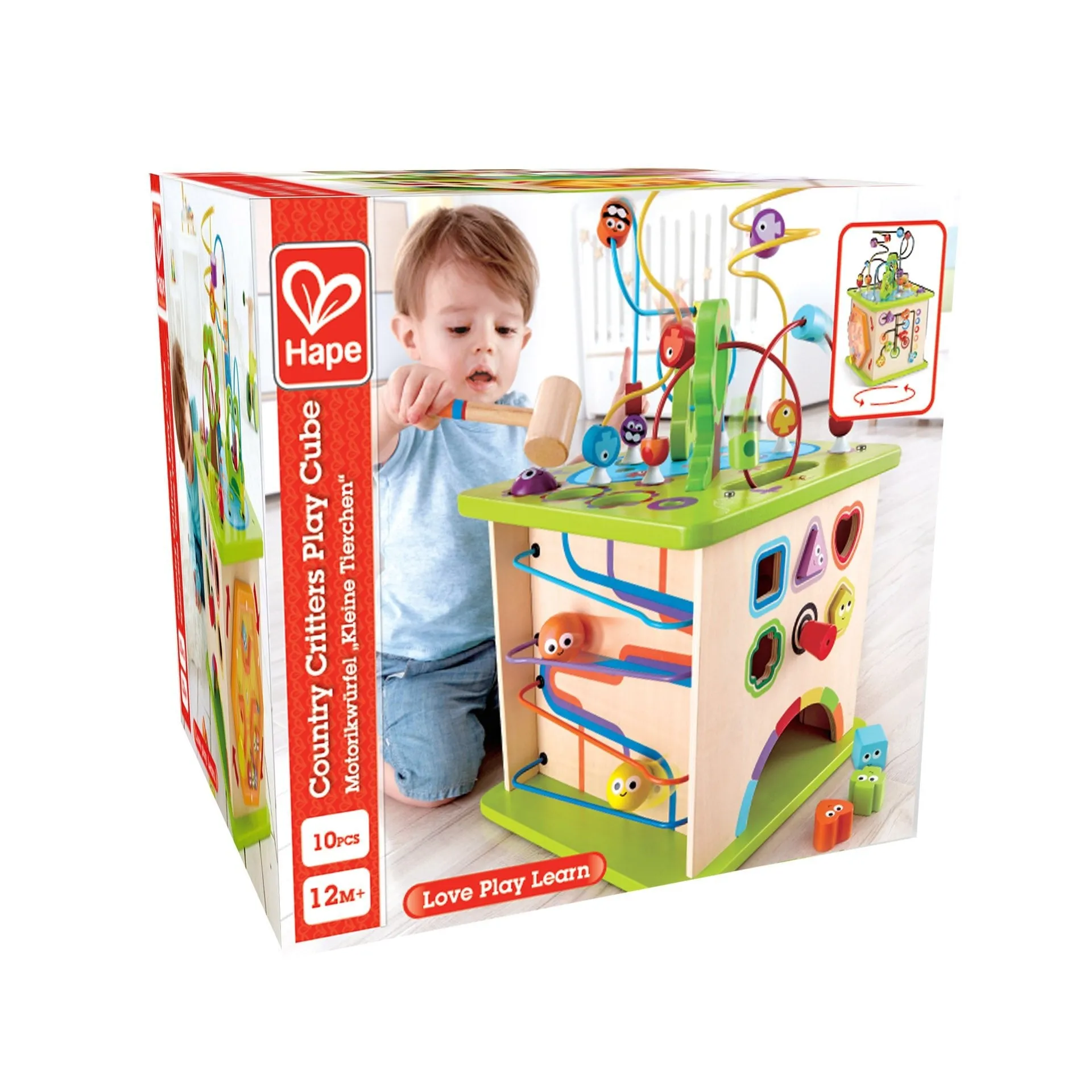 Hape Country Critters Play Cube